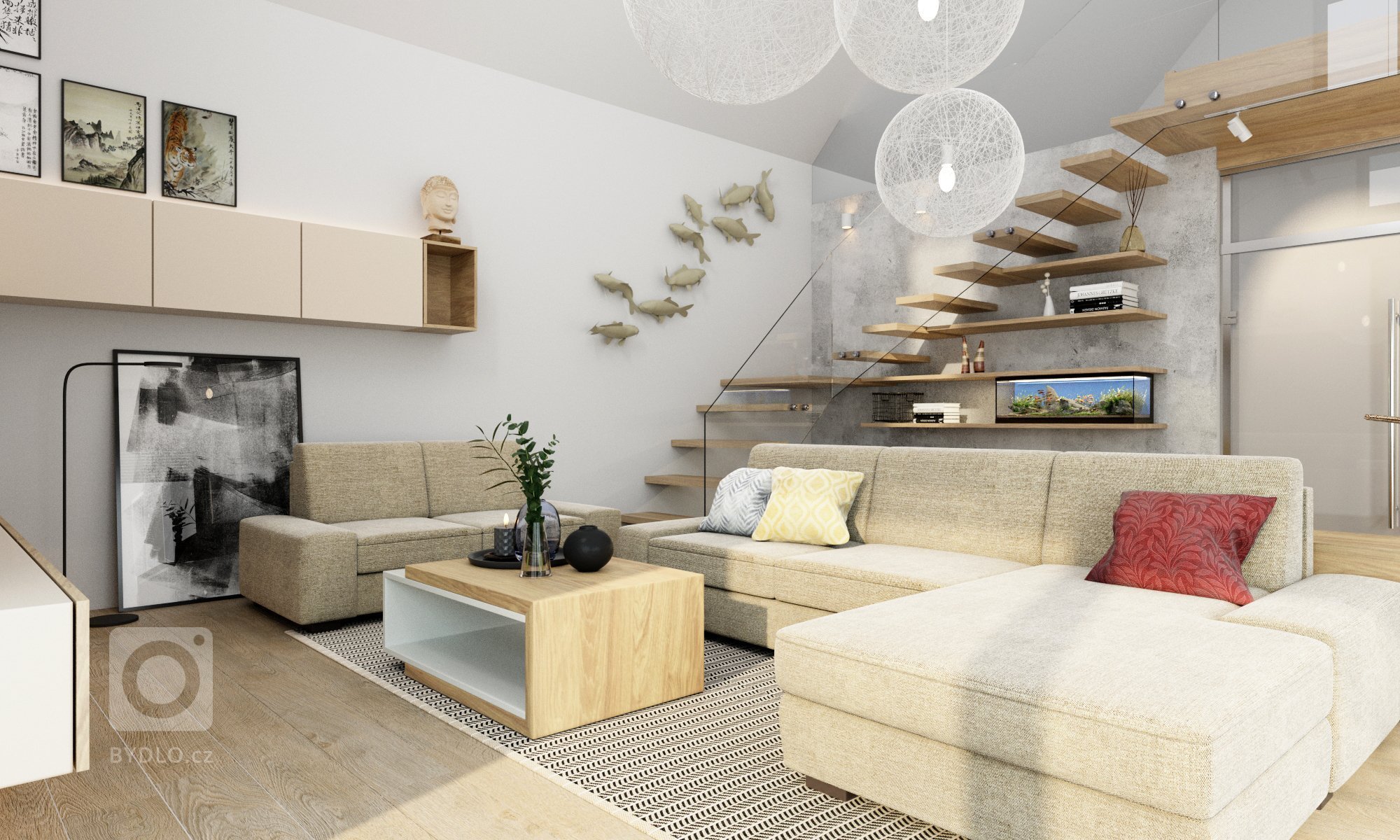 Každý klient je něčím výjimečný, u této rodiny je to láska k Asii, bojovým uměním a vaření thajského jídla. Základ jsme pojali nadčasově, ve světlých barvách,…