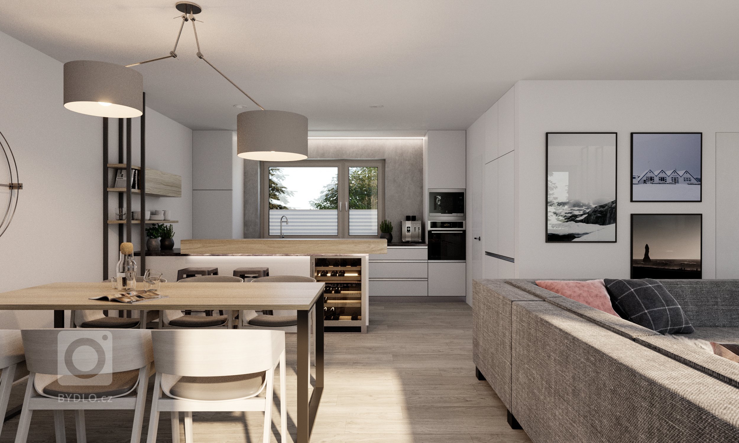 - prioritou je světlý a vzdušný prostor v lehce industriální atmosféře, nicméně vřelý a
zateplený
- dlažba v dřevodekoru prostor velmi zateplí odspodu, &quot…