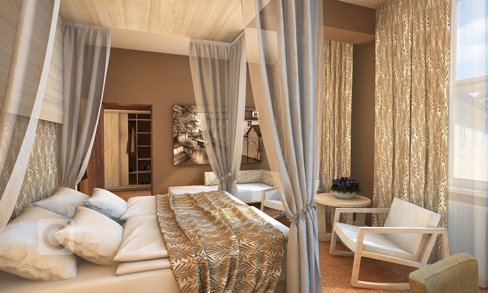 HOTEL KAMPA GARDEN POKOJE