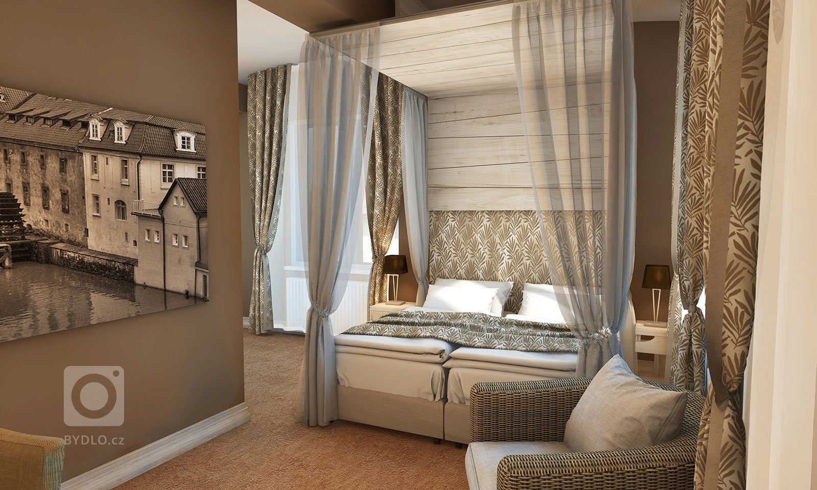 HOTEL KAMPA GARDEN POKOJE