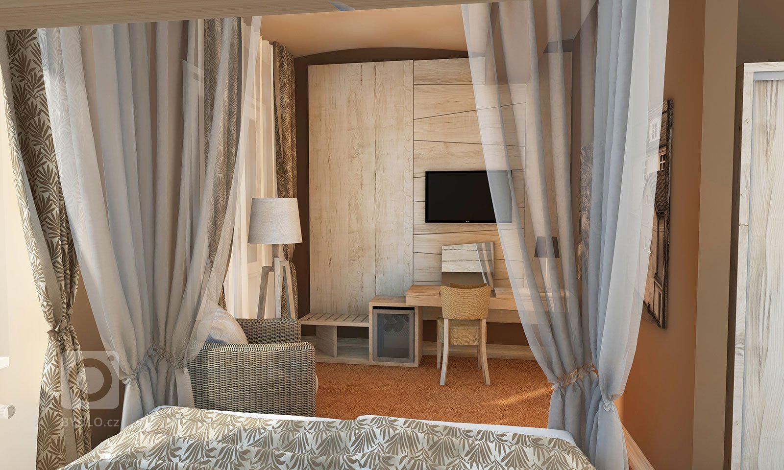 HOTEL KAMPA GARDEN POKOJE