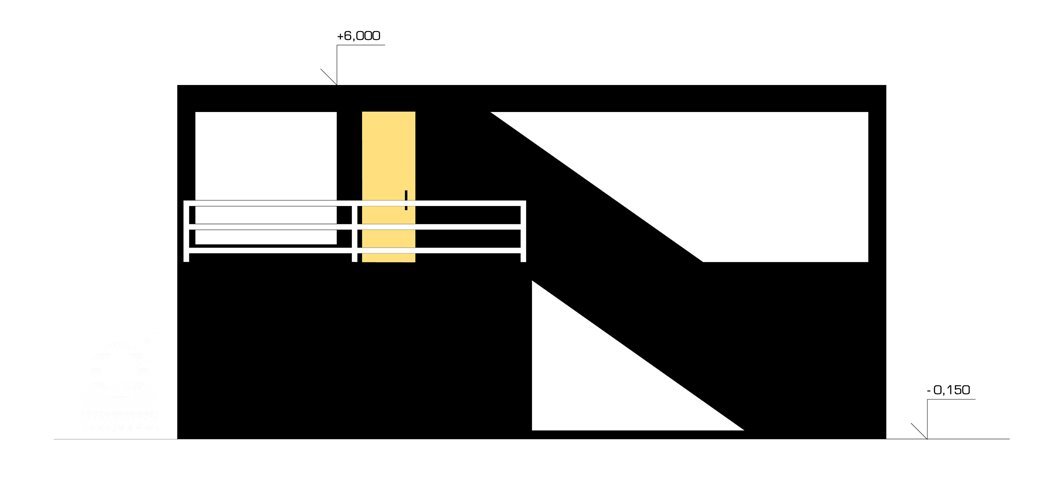 Jednoduchý rodinný dům je vytvořen z několika standartizovaných modulů. Základní modul 3x3m je akcentován na fasádě a tvoří řád, který je na několika místech…