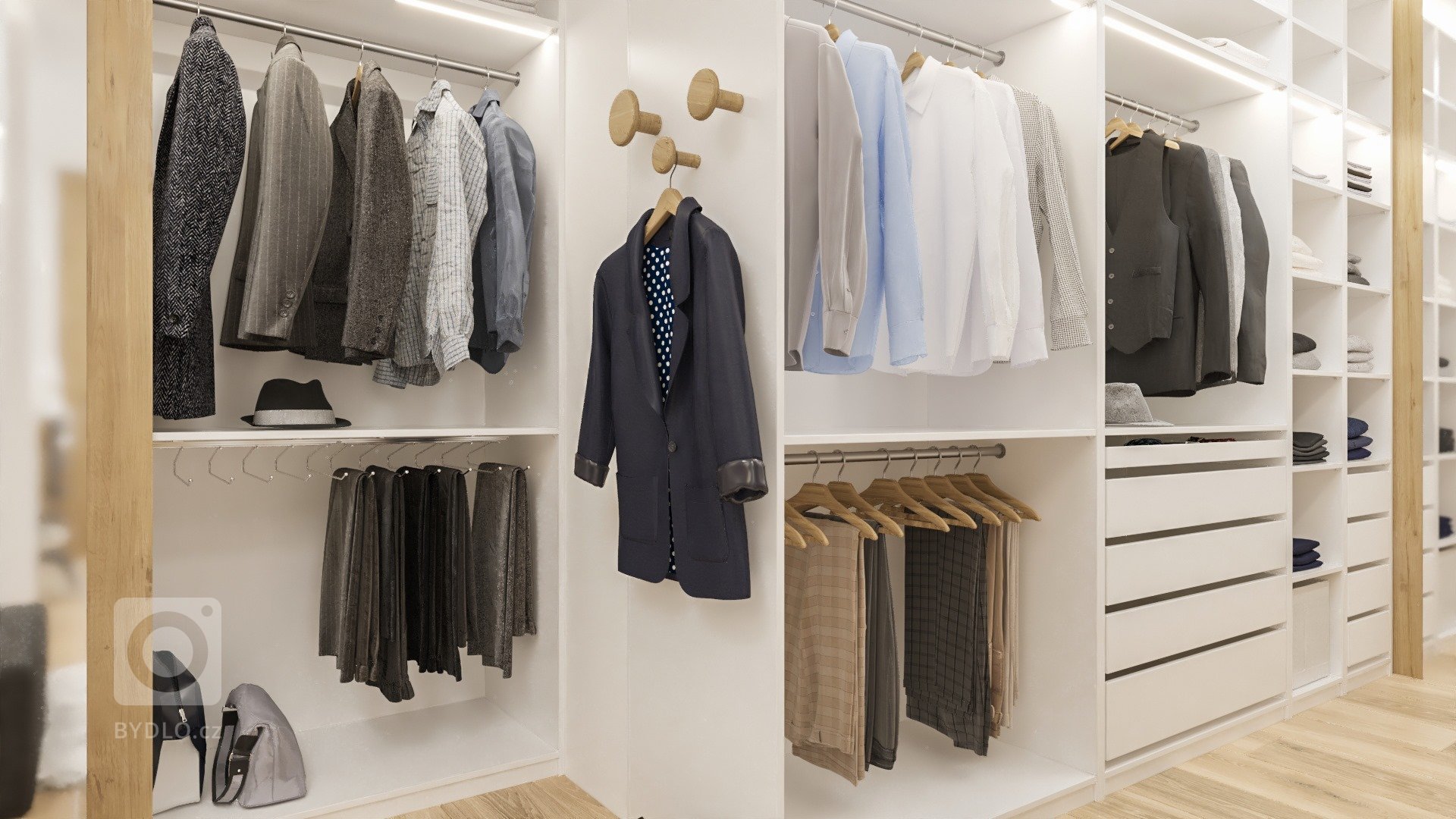 Studie interiéru rodinného domu v Kunovicích