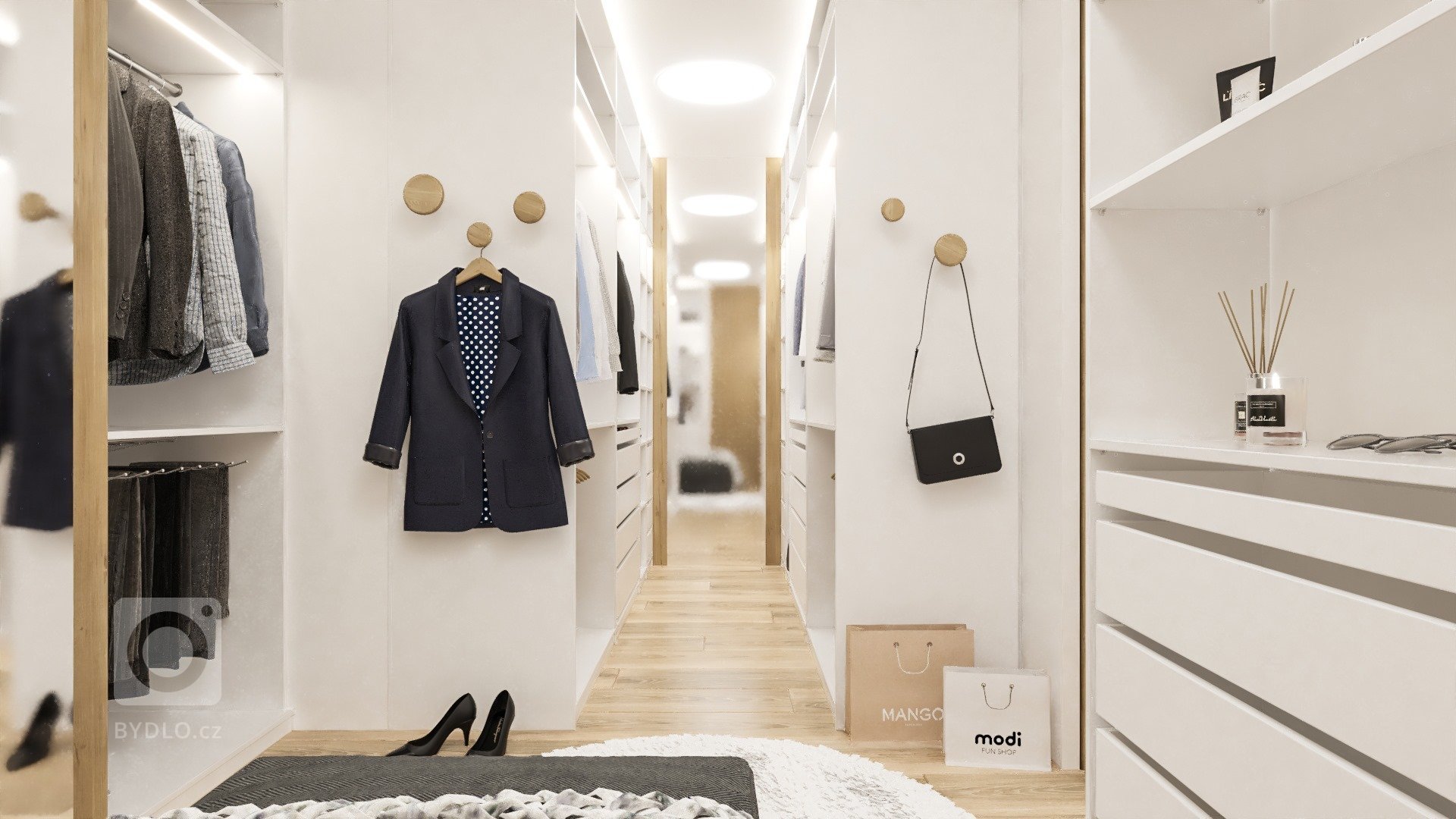 Studie interiéru rodinného domu v Kunovicích