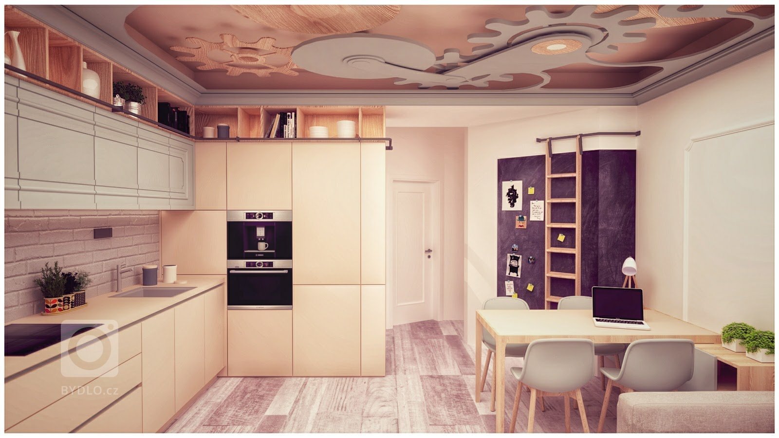 Návrh interiéru pre skvelých klientov, ktorí sú zároveň veľkými fanúšikmi&nbsp;magických príbehov, na ktoré sa tešia po&nbsp;náročnom pracovnom dni. Inšpiráciu…