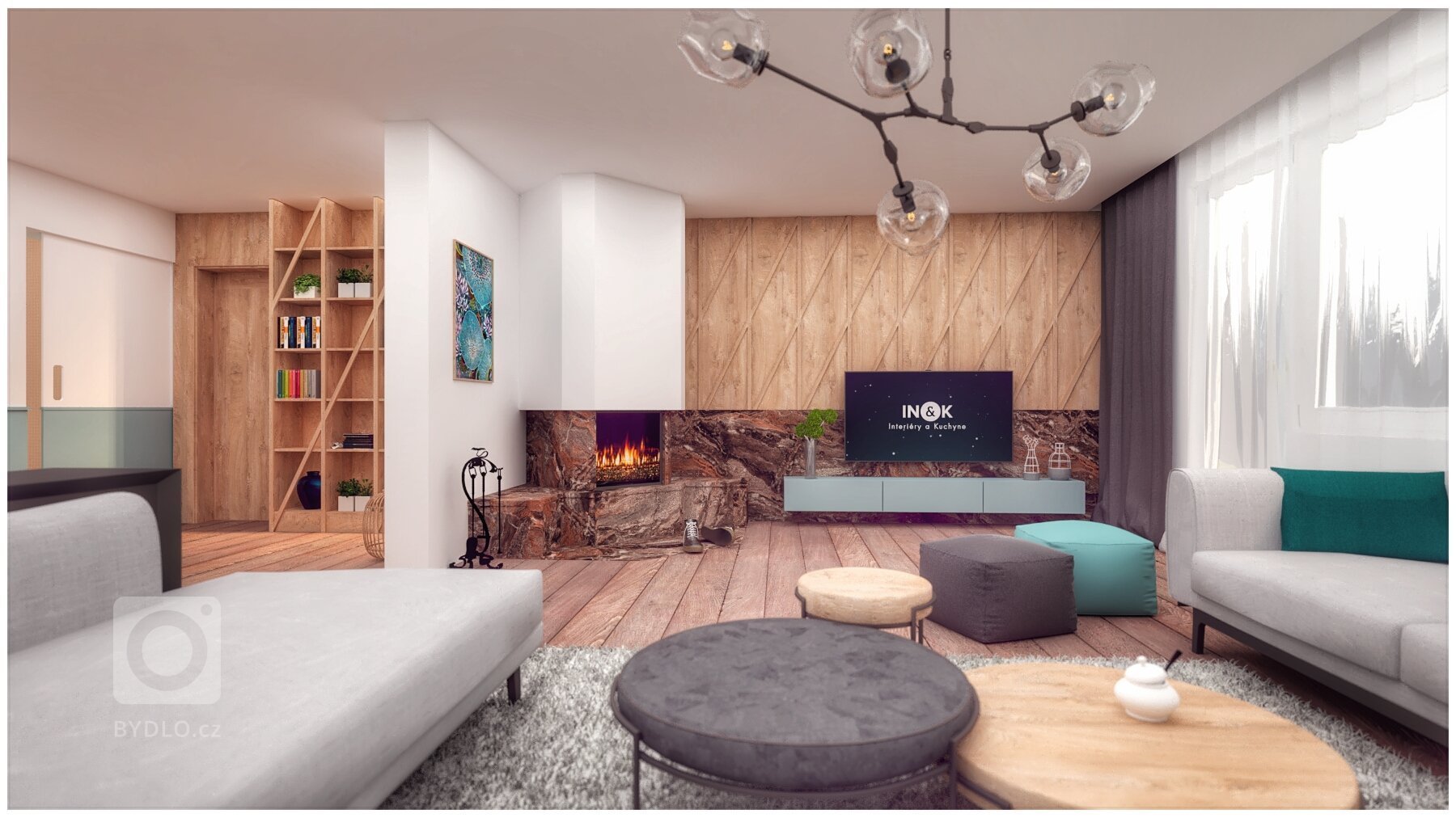 Keby sme chceli tento interiér popísať pár slovami, určite by sme si vybrali tieto: šikmé línie, prírodné materiály, pohoda a hravosť...&nbsp;&nbsp;
