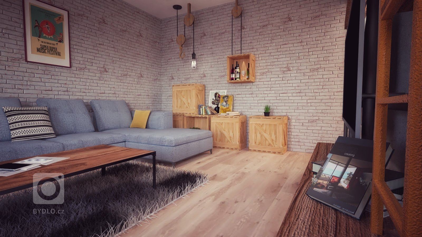 Mladý manželský pár chcel poradiť s riešením bytu.&nbsp;Majú radi industriálny štýl, no zároveň chceli niečo nápadité, niečo čo ľudí prekvapí. Veľa prvkov mali…