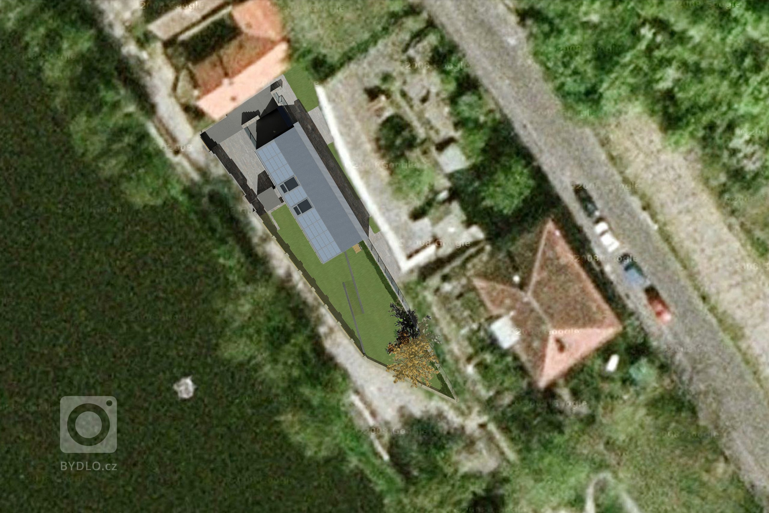 Situace - zákres do ortofotomapy