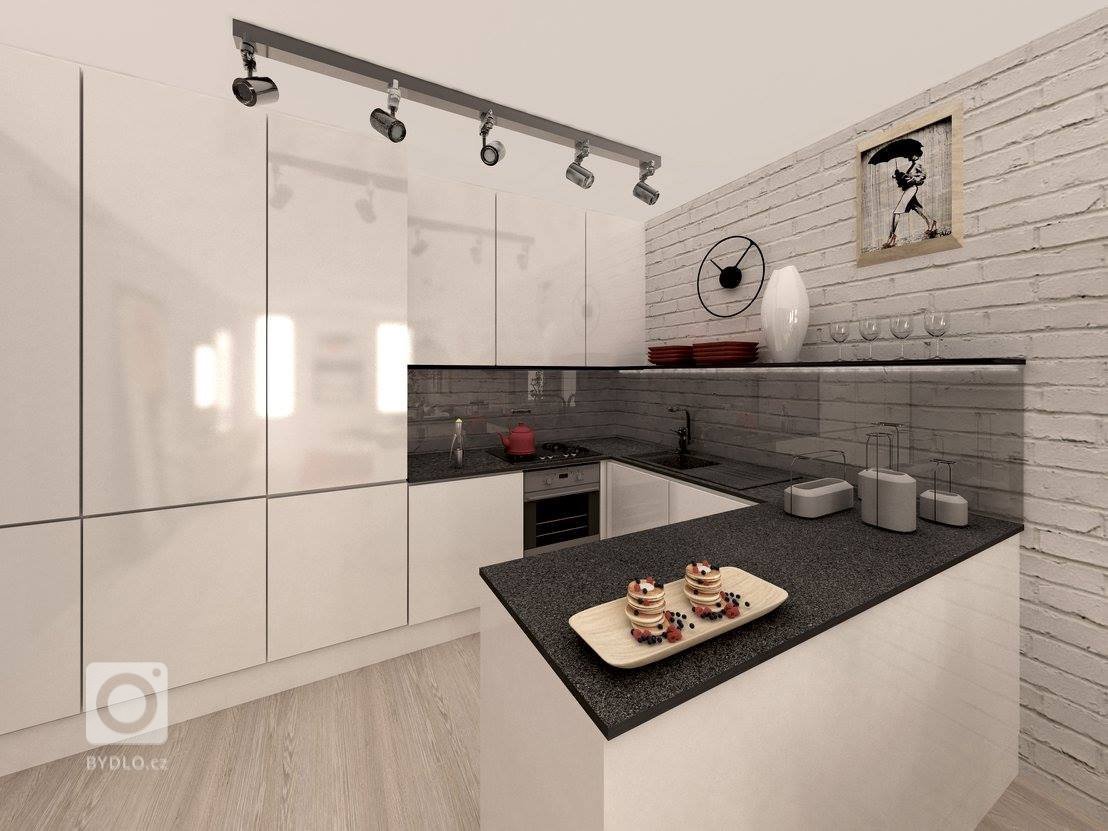 The only wish of our new client - vintage and scandinavian design lover - was to place her beloved picture with a kissing couple under the red umbrella. How…