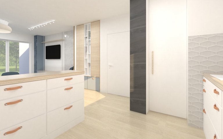 Uprostřed Vysočiny právě roste dům pro rodinu se třemi malými dětmi. Majitelé nás oslovili ještě před výstavbou, takže jsme mohli provádět drobné úpravy v&nbsp…