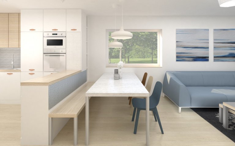 Uprostřed Vysočiny právě roste dům pro rodinu se třemi malými dětmi. Majitelé nás oslovili ještě před výstavbou, takže jsme mohli provádět drobné úpravy v&nbsp…