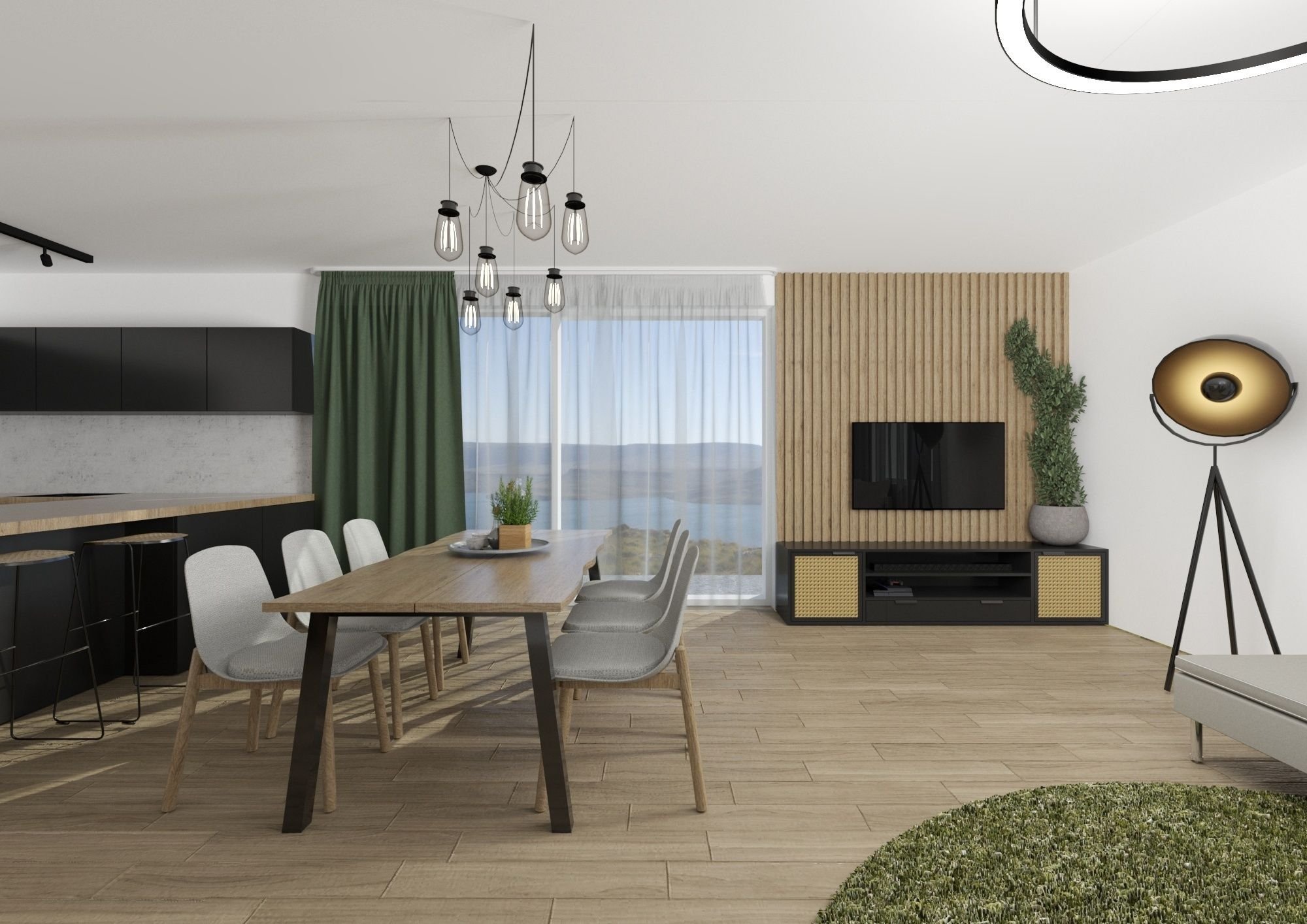 Mladý pár si zakoupil dům v&nbsp;developerském projektu nedaleko Brna, přičemž si majitelé původně s&nbsp;návrhem obývacího pokoje a jídelny chtěli poradit…