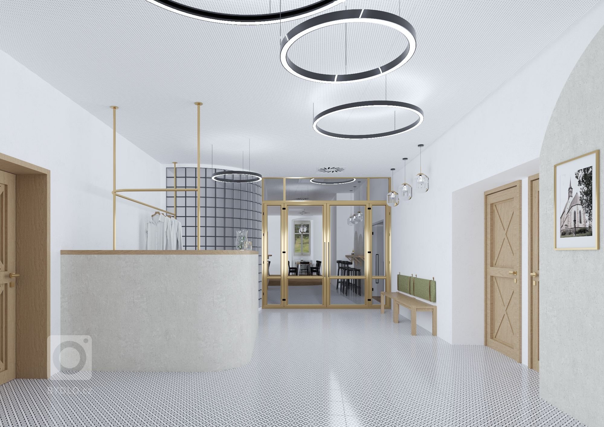 Rekonstrukce&nbsp;interiéru restaurace a kulturního domu v&nbsp;Dolním Dvořišti se nese v&nbsp;duchu klasické venkovské hospody. První podlaží slouží jako…