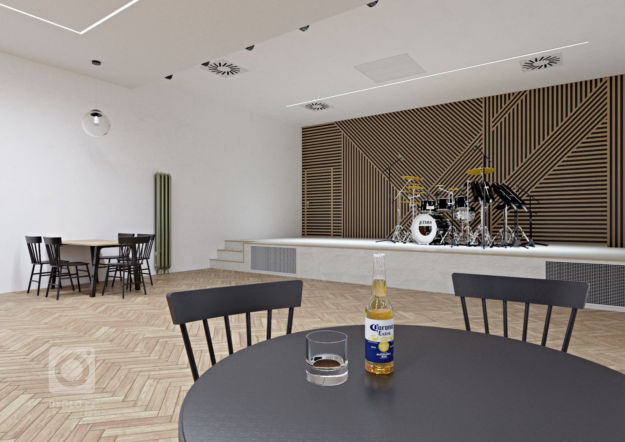 Rekonstrukce&nbsp;interiéru restaurace a kulturního domu v&nbsp;Dolním Dvořišti se nese v&nbsp;duchu klasické venkovské hospody. První podlaží slouží jako…