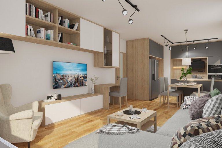 Minimalistický interiér ve skandinávském duchu