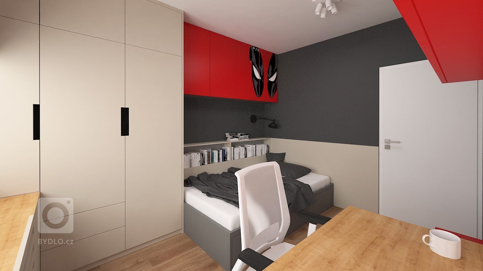 Projekt pro čtyřčlenou rodinu v novostavbě Jahodnice Apartment Houses. Zadáním klientky bylo vytvoření pokojů pro dva dospívající syny, kteří měli už své…