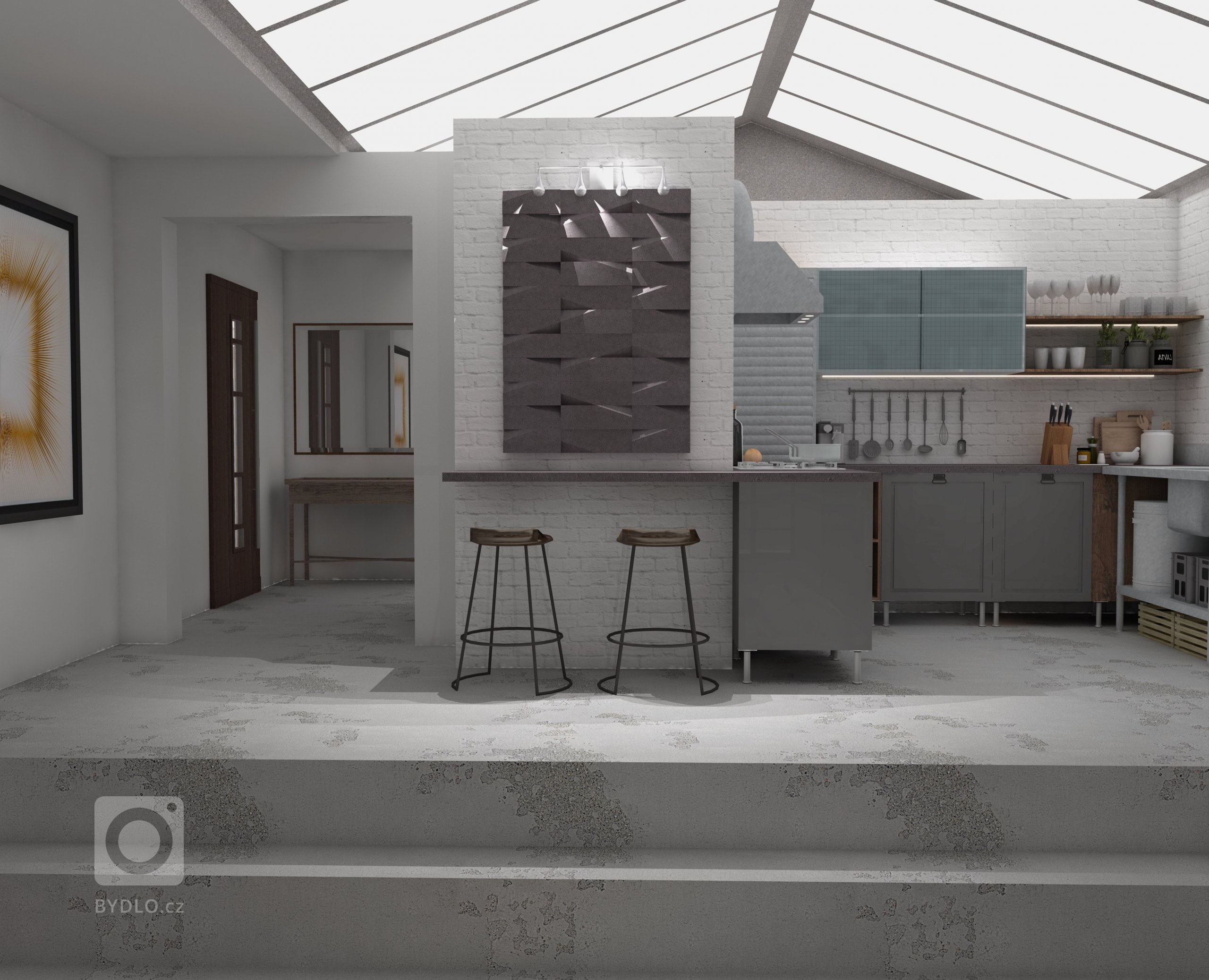 Světlost, přiznané architektonické prvky a originální dispozice - to jsou vlastnosti, které charakterizují návrh loftu v nejvyšším patře rekonstruované…