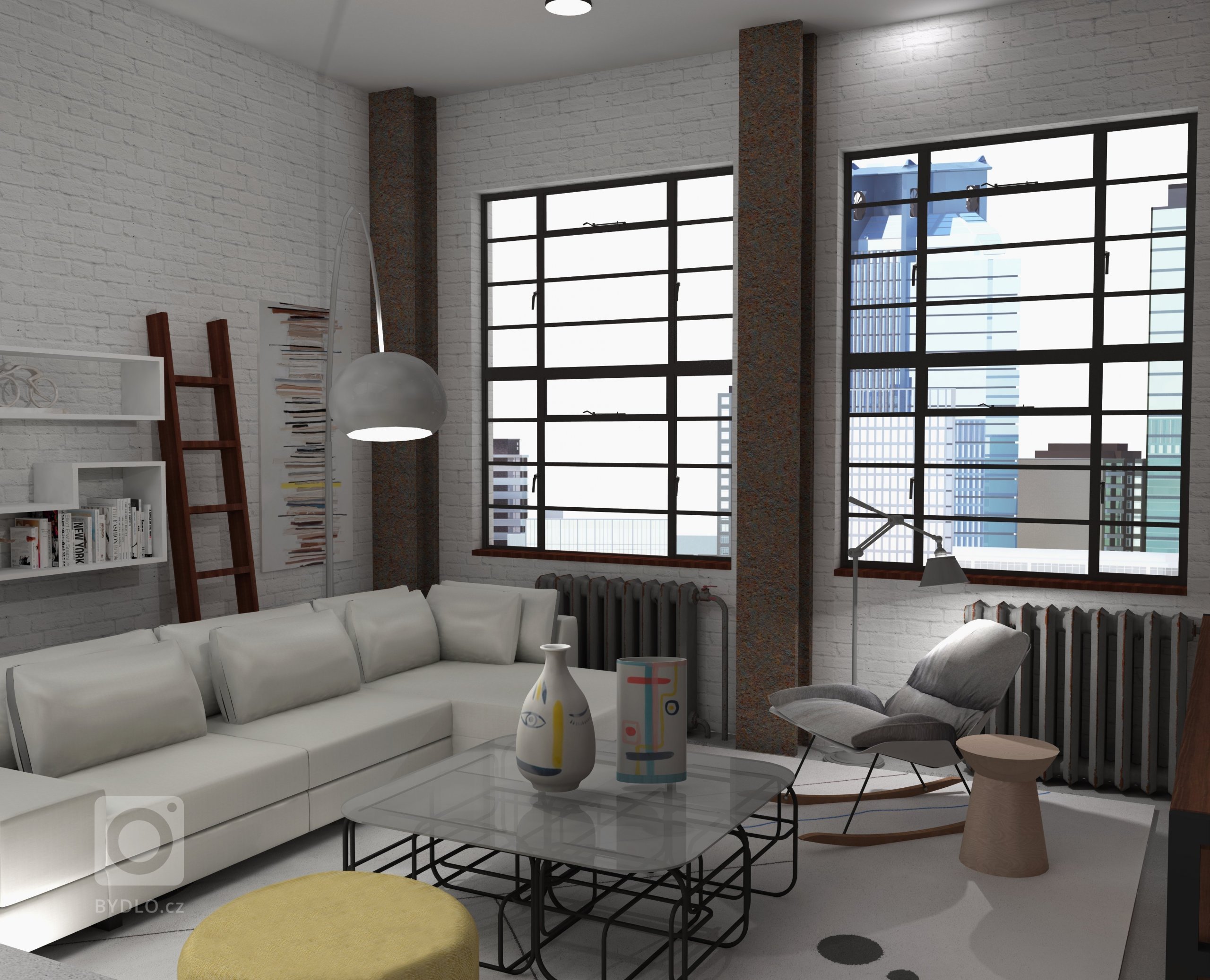 Světlost, přiznané architektonické prvky a originální dispozice - to jsou vlastnosti, které charakterizují návrh loftu v nejvyšším patře rekonstruované…