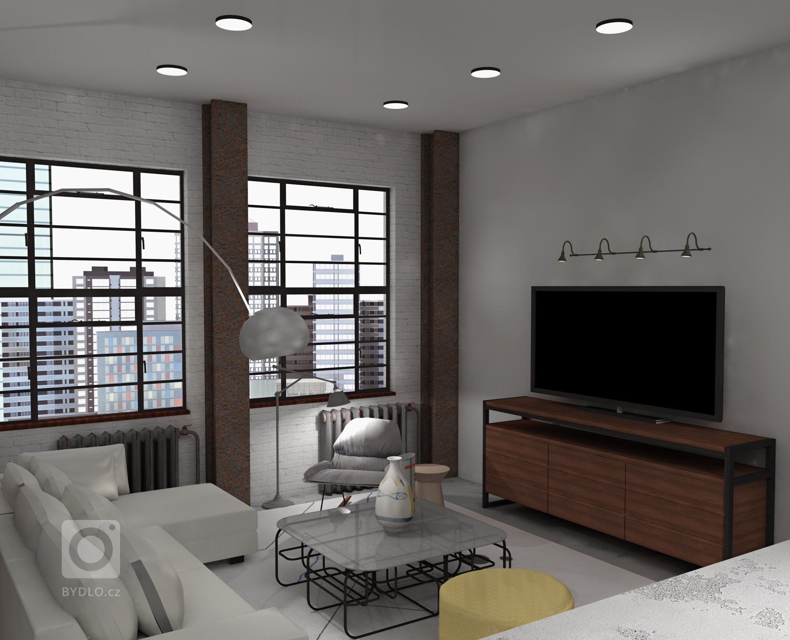 Světlost, přiznané architektonické prvky a originální dispozice - to jsou vlastnosti, které charakterizují návrh loftu v nejvyšším patře rekonstruované…