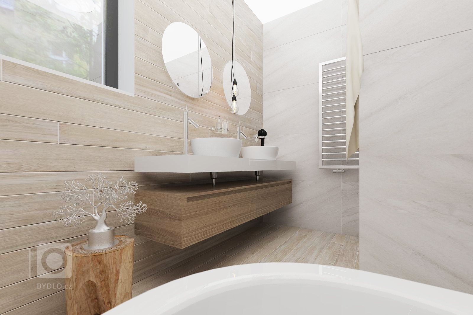 Motiv kruhu prochází celým interierem...