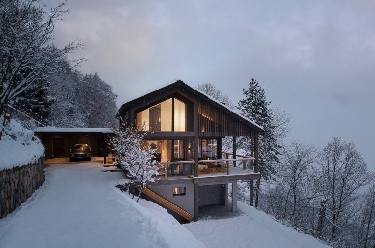 Rodinná vila v Alpách