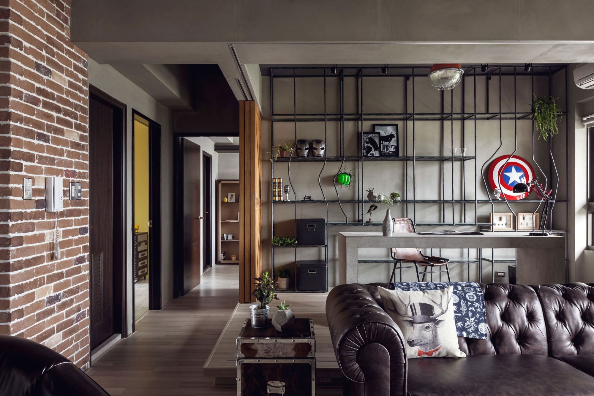 Bydlení fanouška Avengers