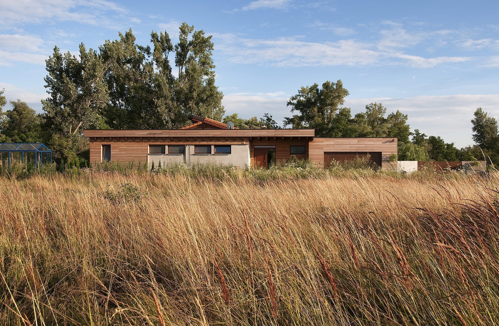 Bydlení v nízkoenergetické stavbě poblíž Malého Dunaje