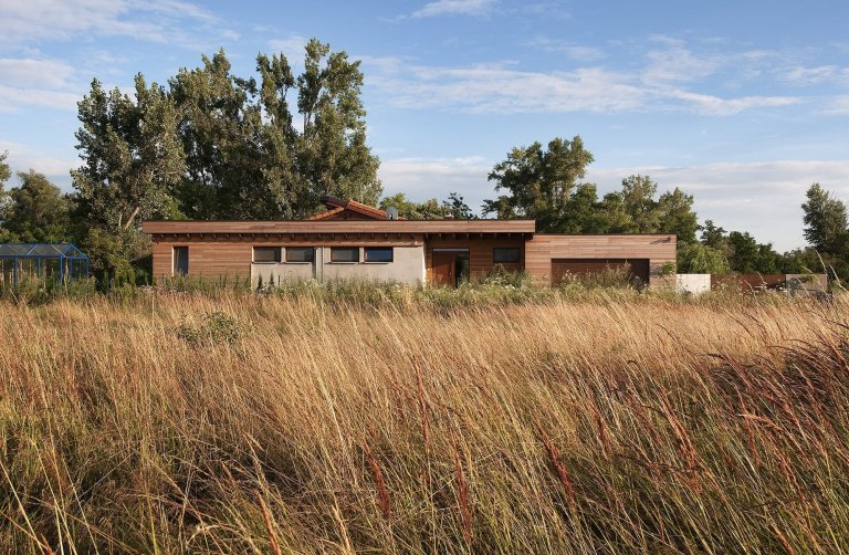 Bydlení v nízkoenergetické stavbě poblíž Malého Dunaje