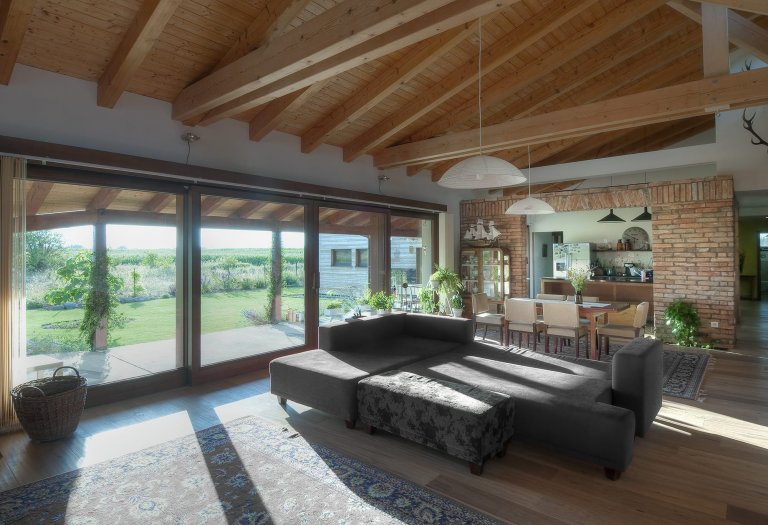 Bydlení v nízkoenergetické stavbě poblíž Malého Dunaje