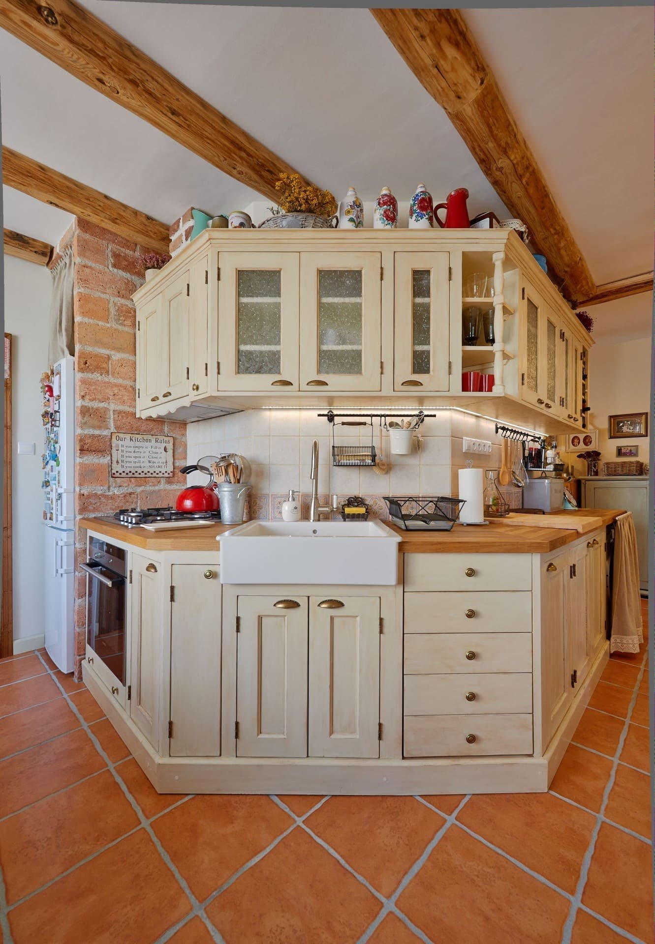 Byt ve venkovském stylu v panelovém domě