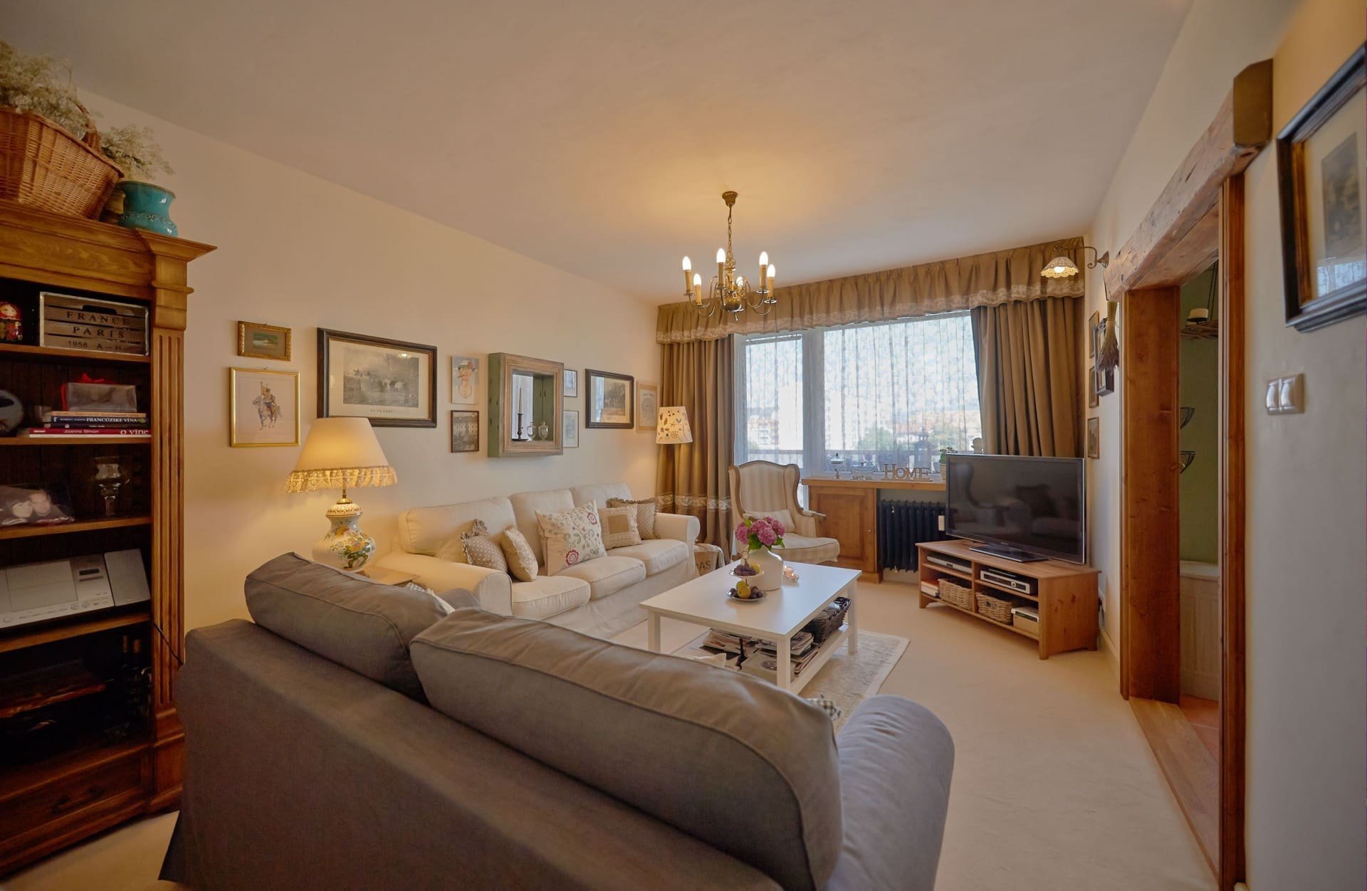 Byt ve venkovském stylu v panelovém domě