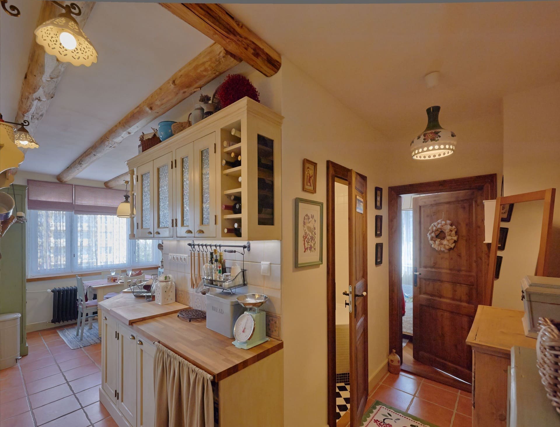 Byt ve venkovském stylu v panelovém domě