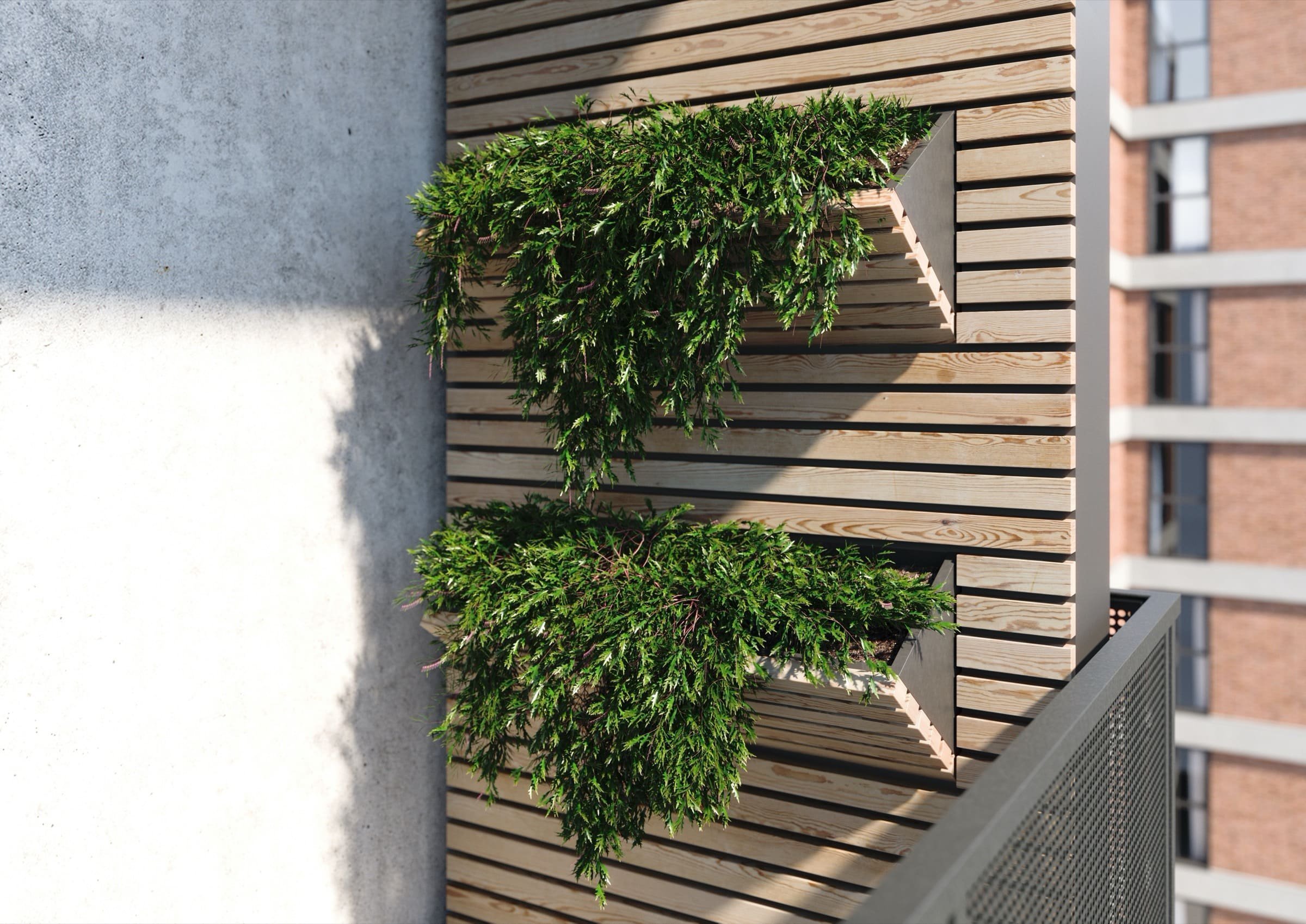 Chytrý plot v sobě ukryje pergolu, posezení či věšák na prádlo