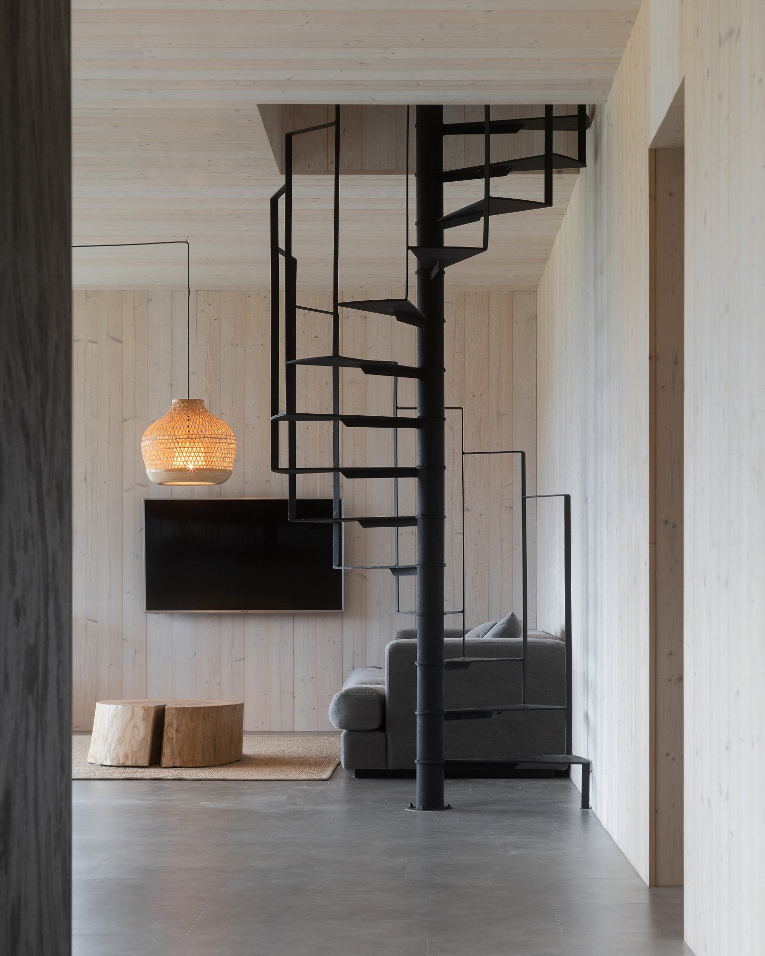 Dřevostavba s pláštěm z modřínových latí