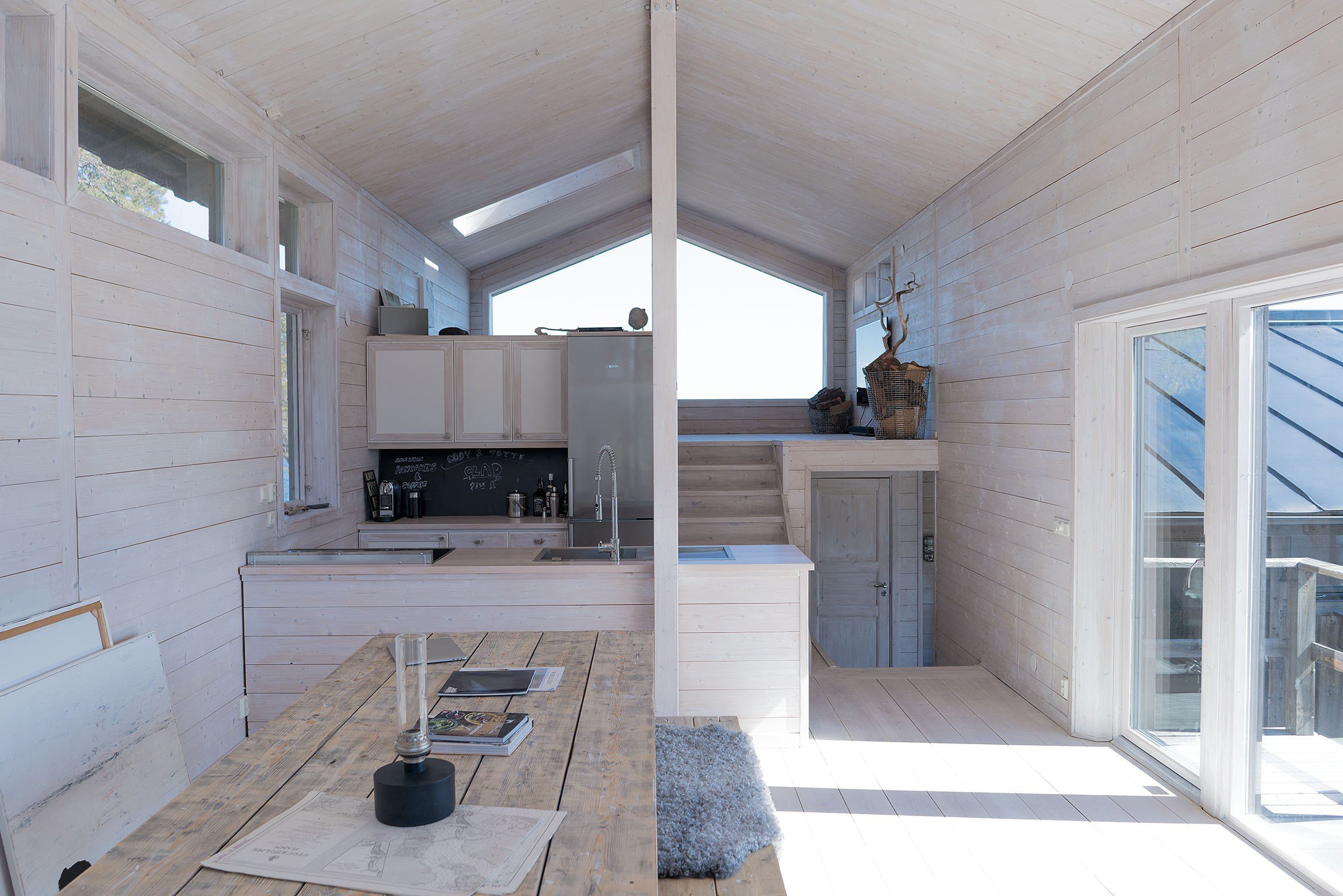 Dřevostavba u jezera