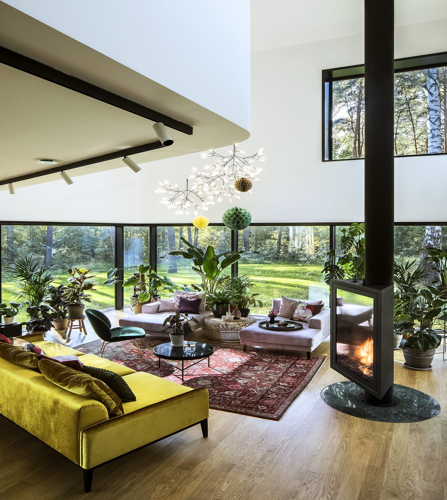 Dům mezi stromy, přesto v hlavním městě