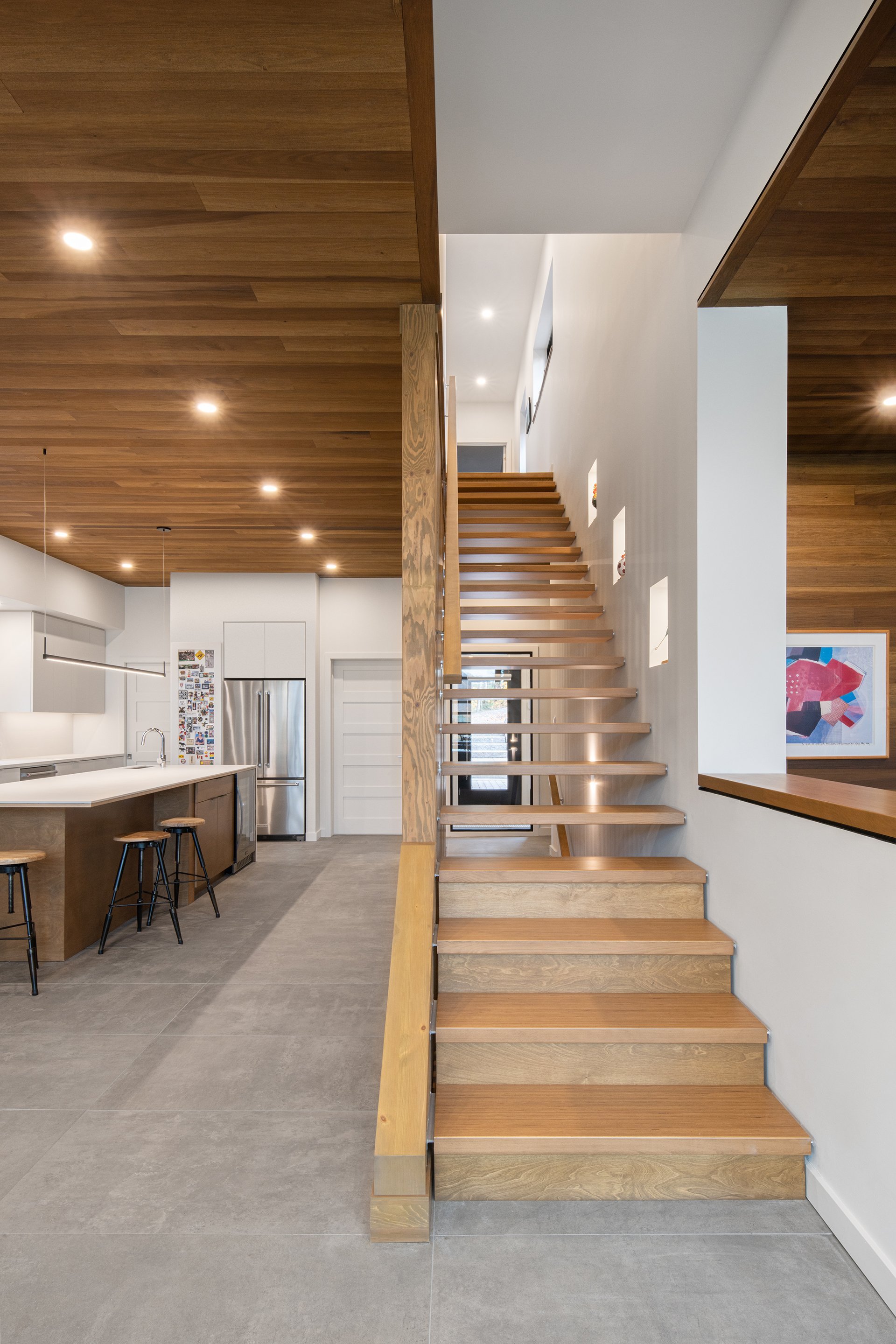 Dům složený z pěti prefabrikovaných modulů