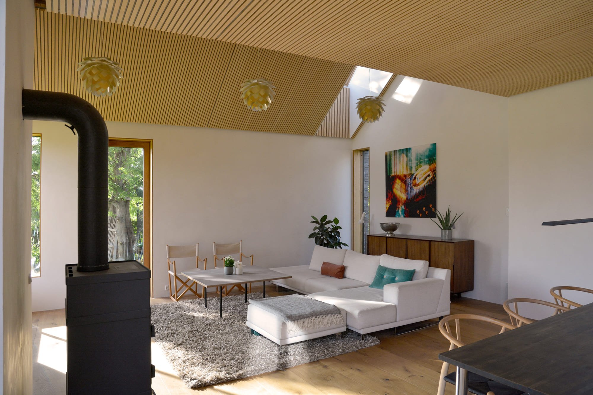 Dům spojující skandinávský styl s anglickou klasikou