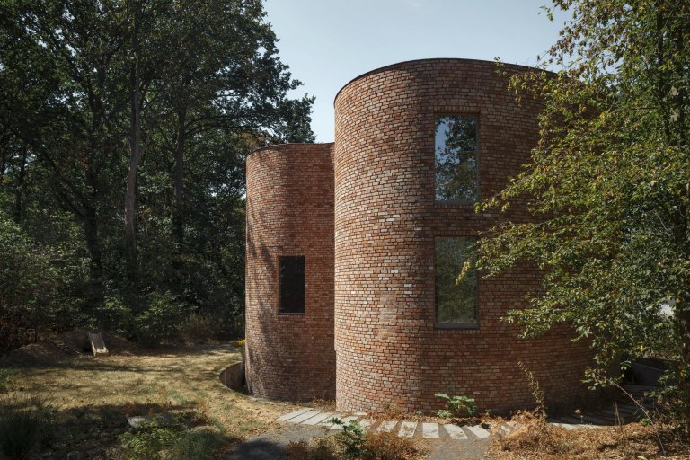 Dům v Belgii z recyklovaných cihel