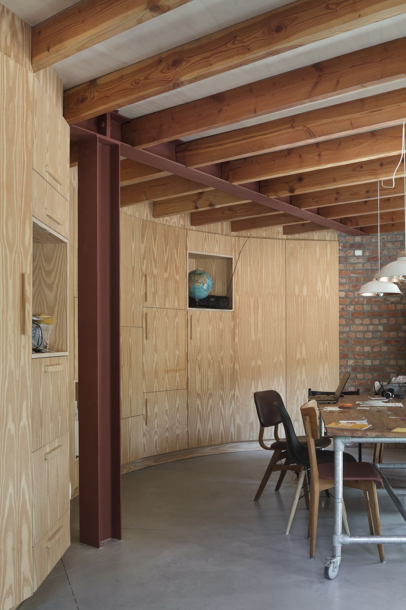 Dům v Belgii z recyklovaných cihel