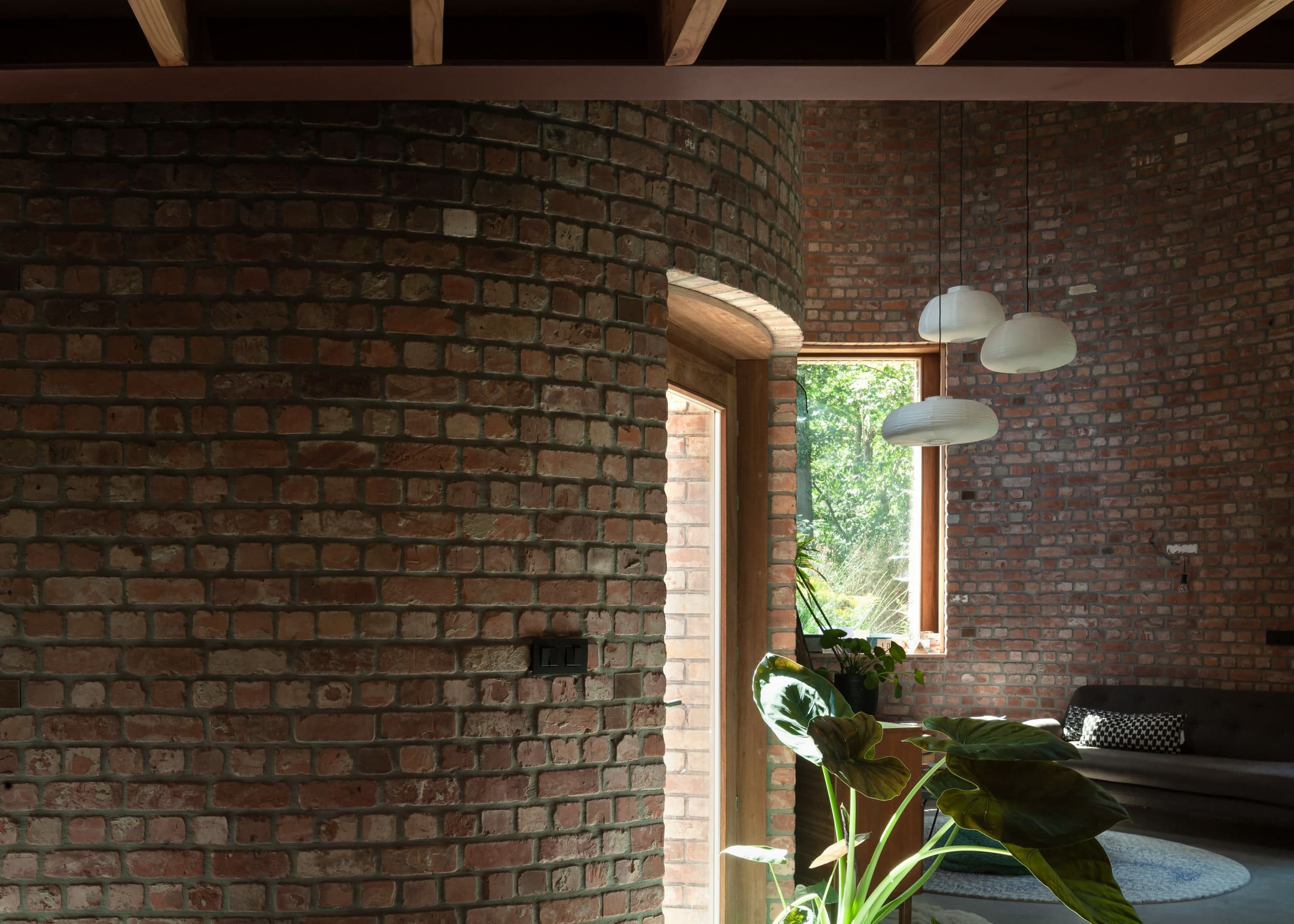 Dům v Belgii z recyklovaných cihel