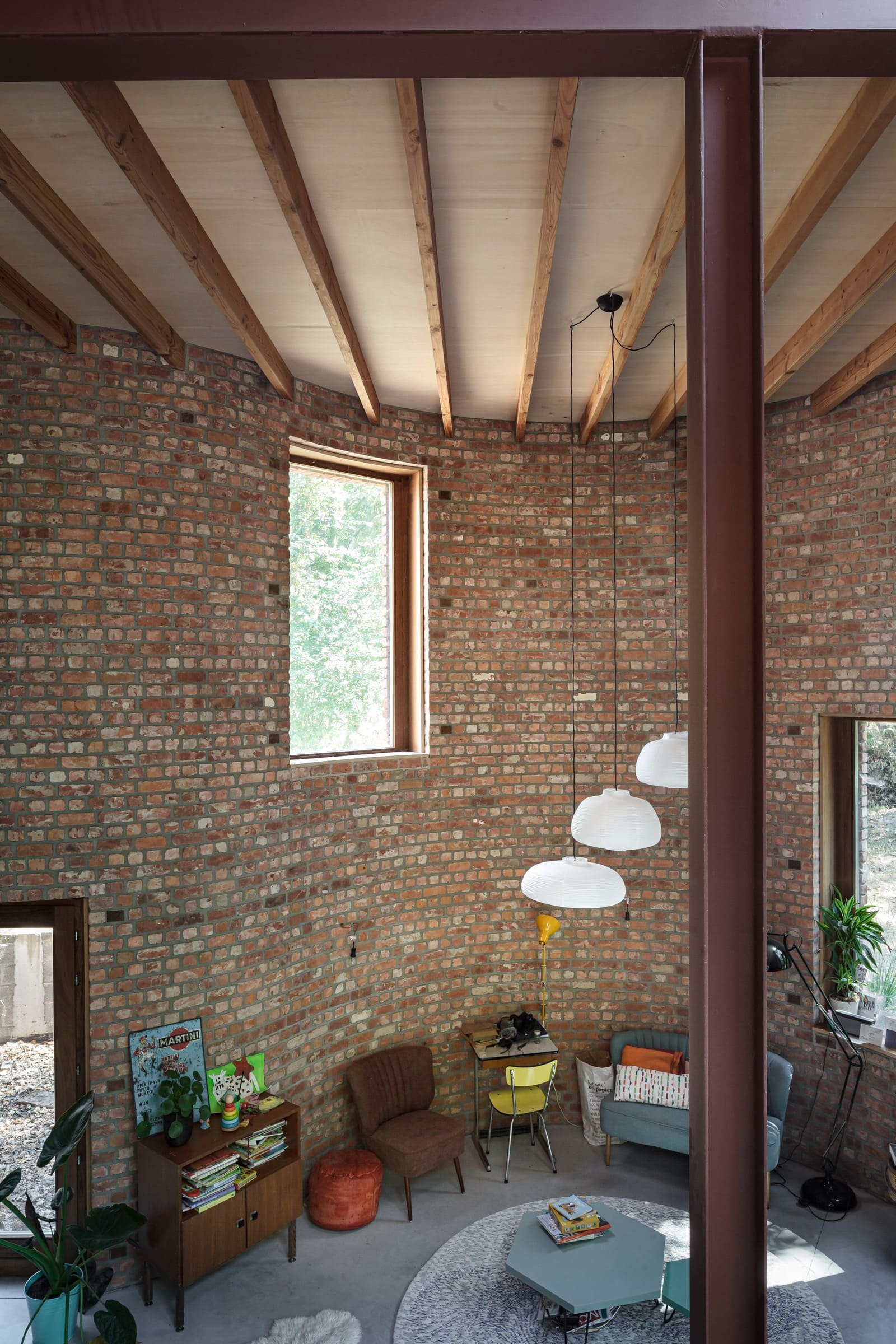 Dům v Belgii z recyklovaných cihel