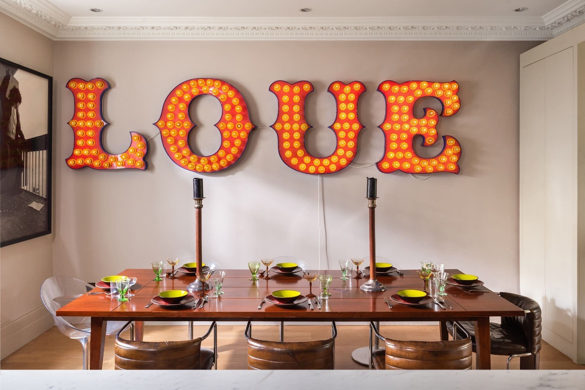 Eklektický interiér v Londýně