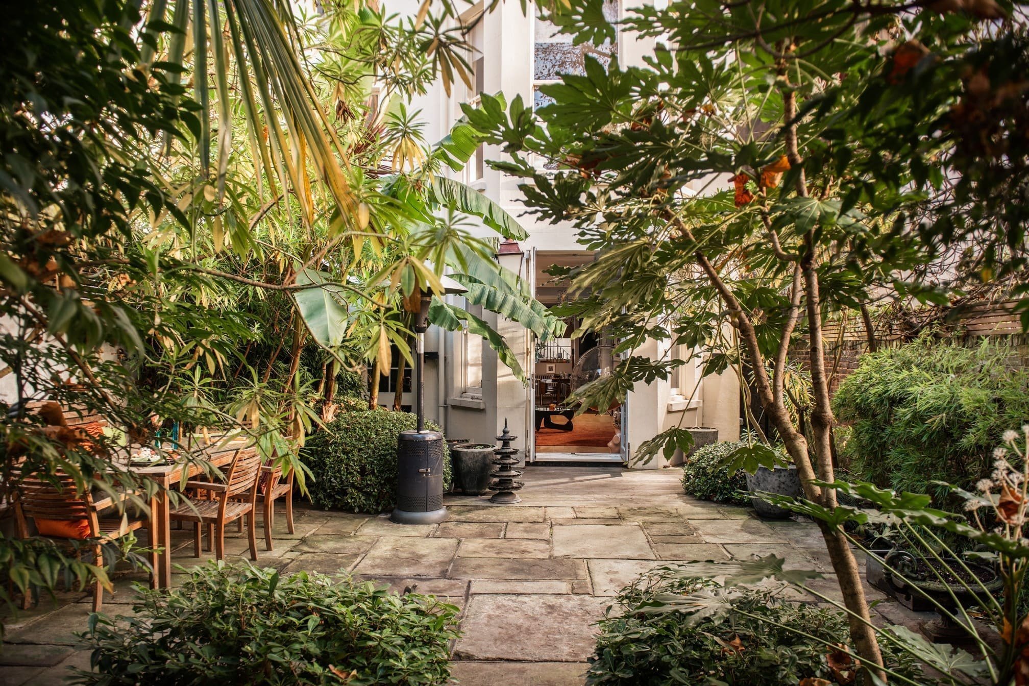 Eklektický interiér v Londýně