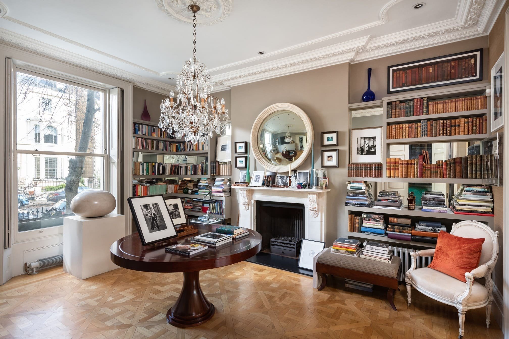 Eklektický interiér v Londýně