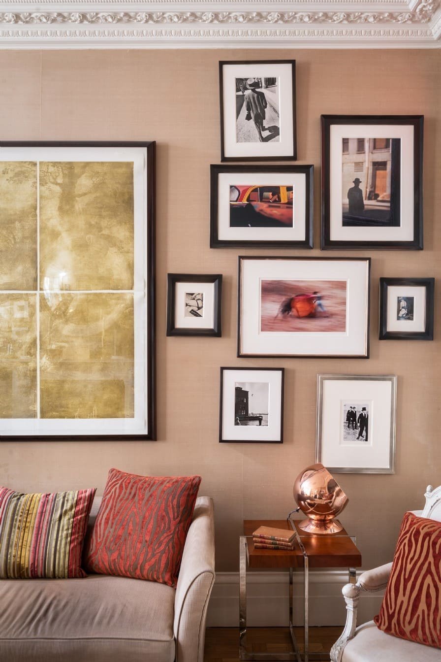 Eklektický interiér v Londýně