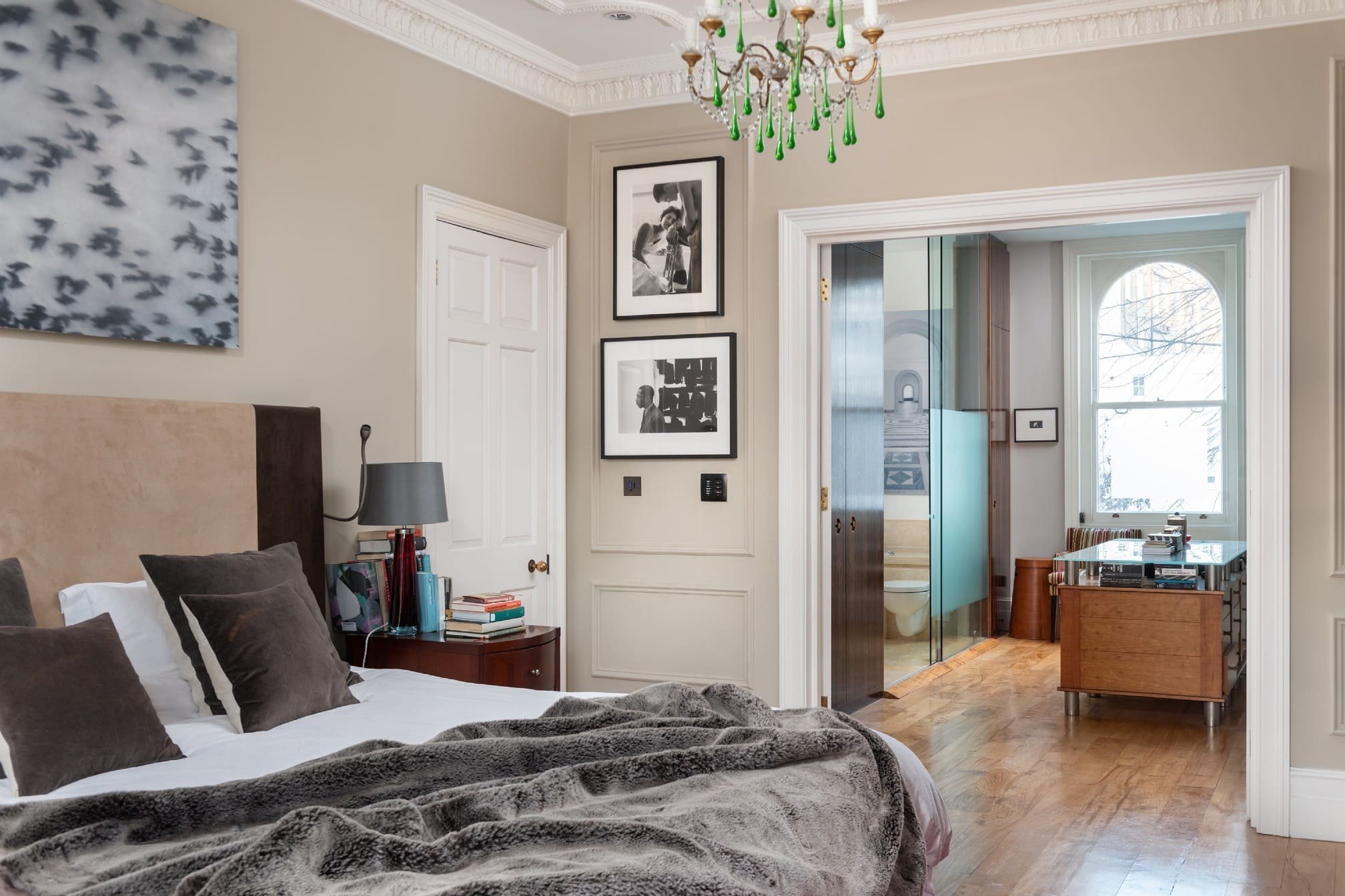 Eklektický interiér v Londýně