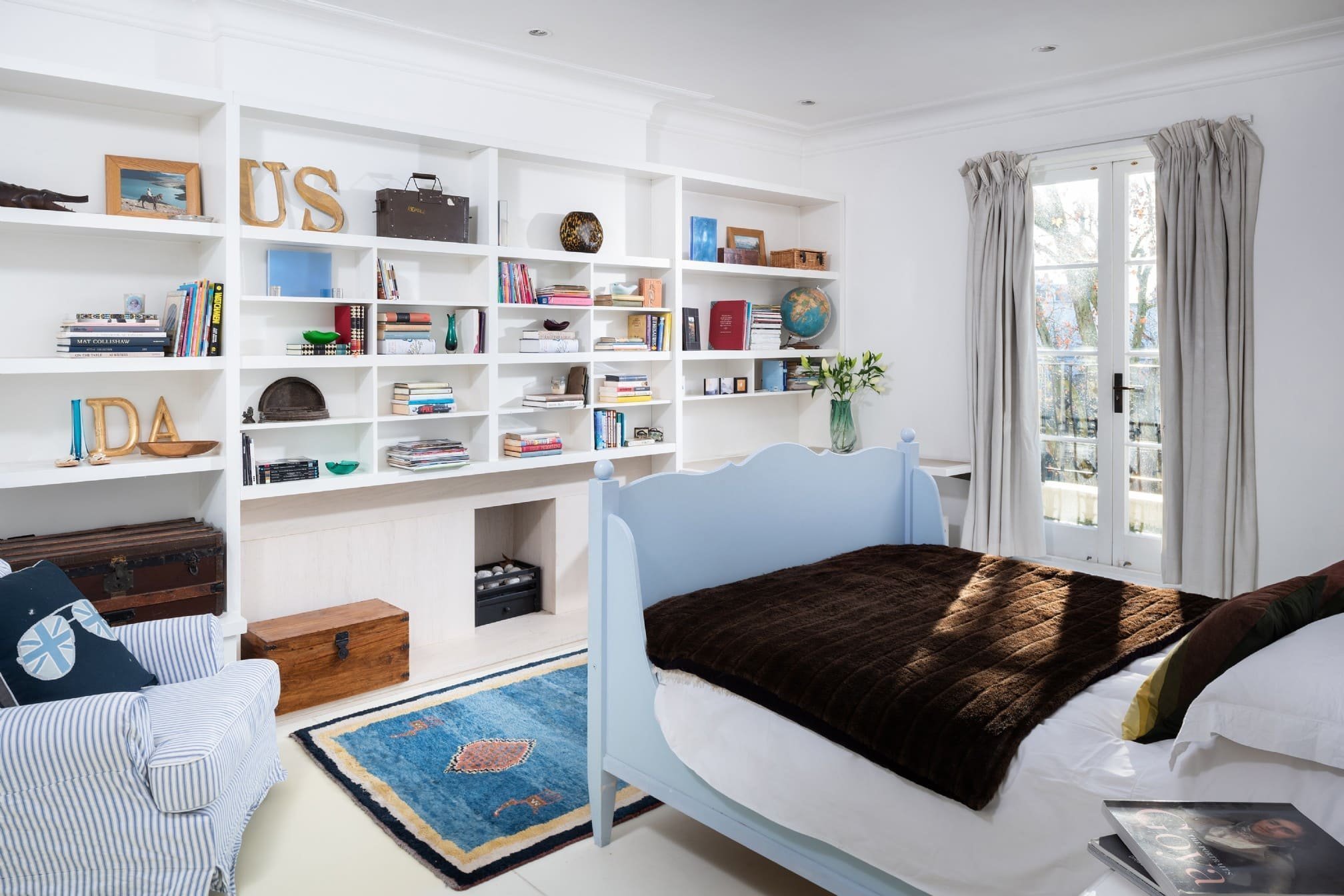 Eklektický interiér v Londýně