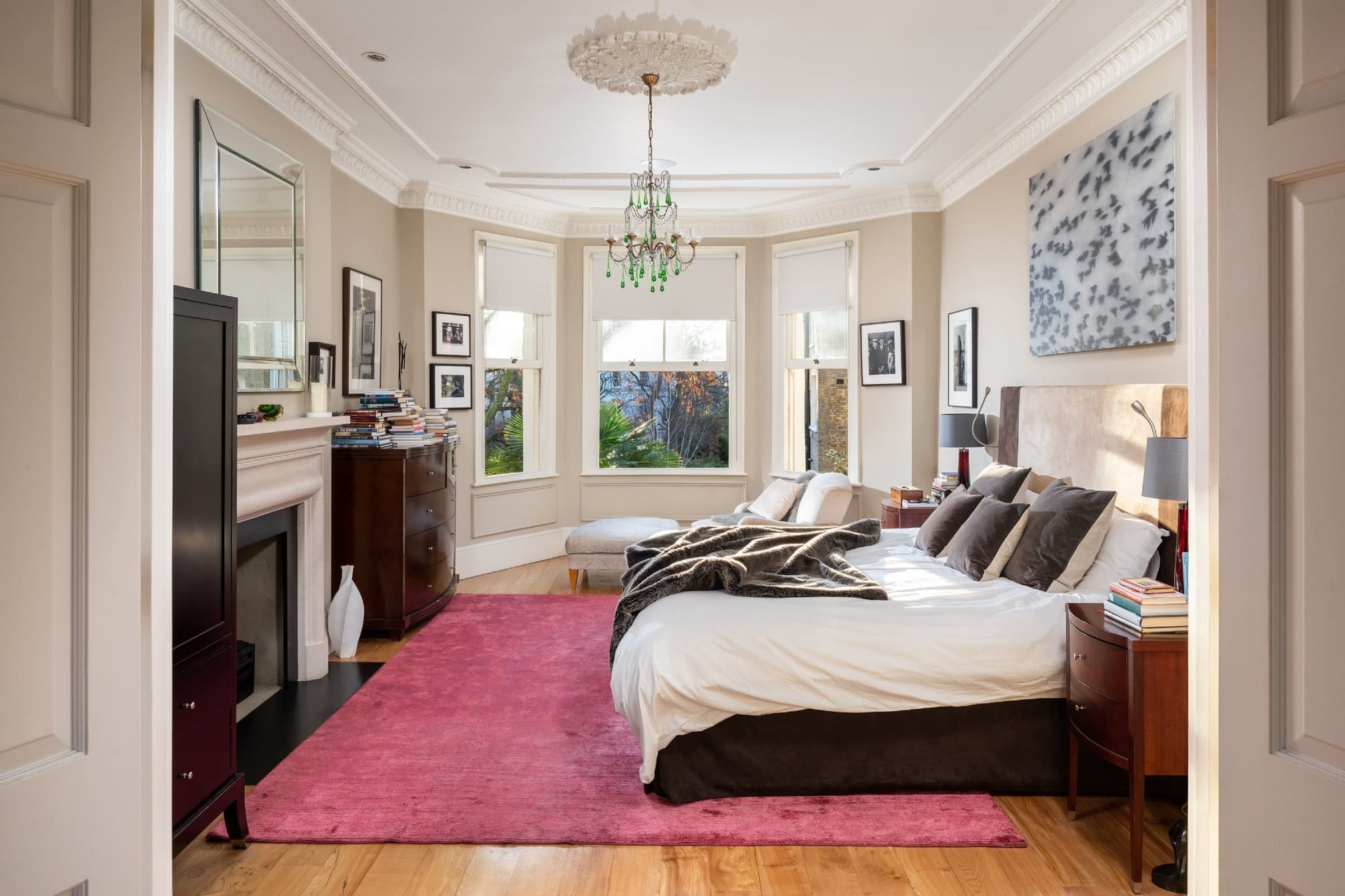 Eklektický interiér v Londýně