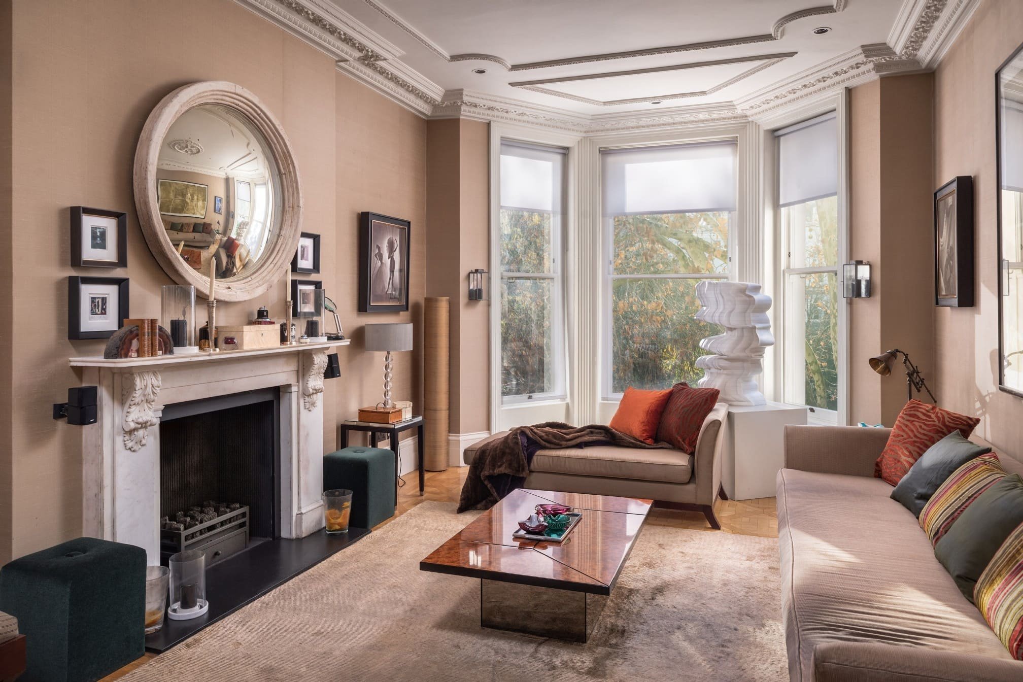 Eklektický interiér v Londýně